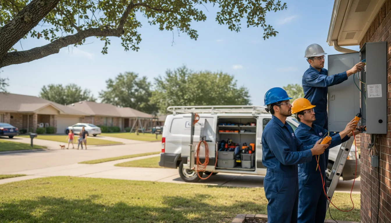 Certified electrician providing emergency electrical services in Norway, IA